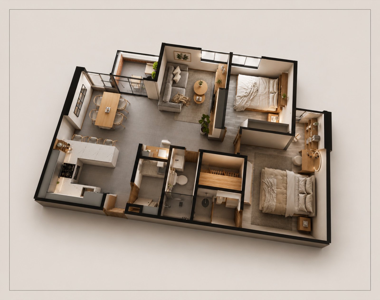 Diseño de interiores por m2
